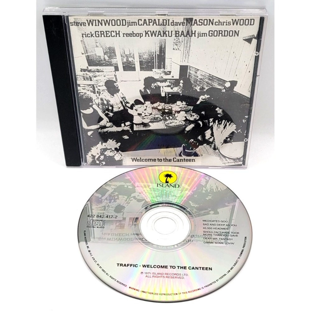 TRAFFIC - Welcome to the Canteen (CD, 1989, Island